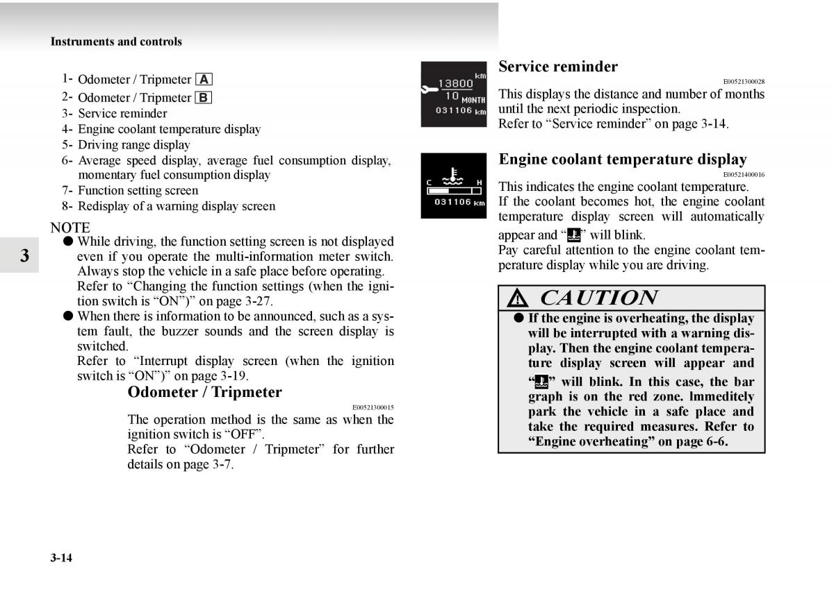 Mitsubishi Outlander II 2 owners manual / page 164