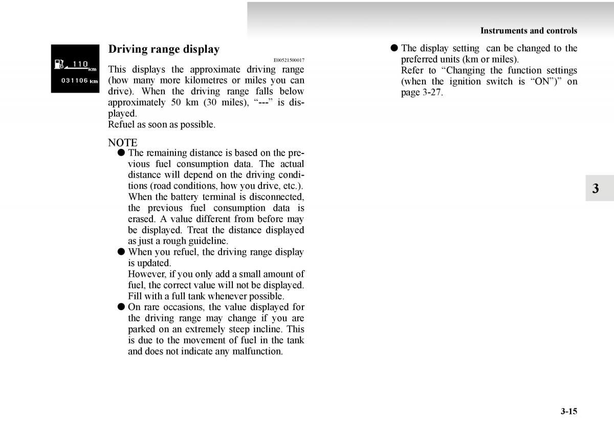 Mitsubishi Outlander II 2 owners manual / page 165