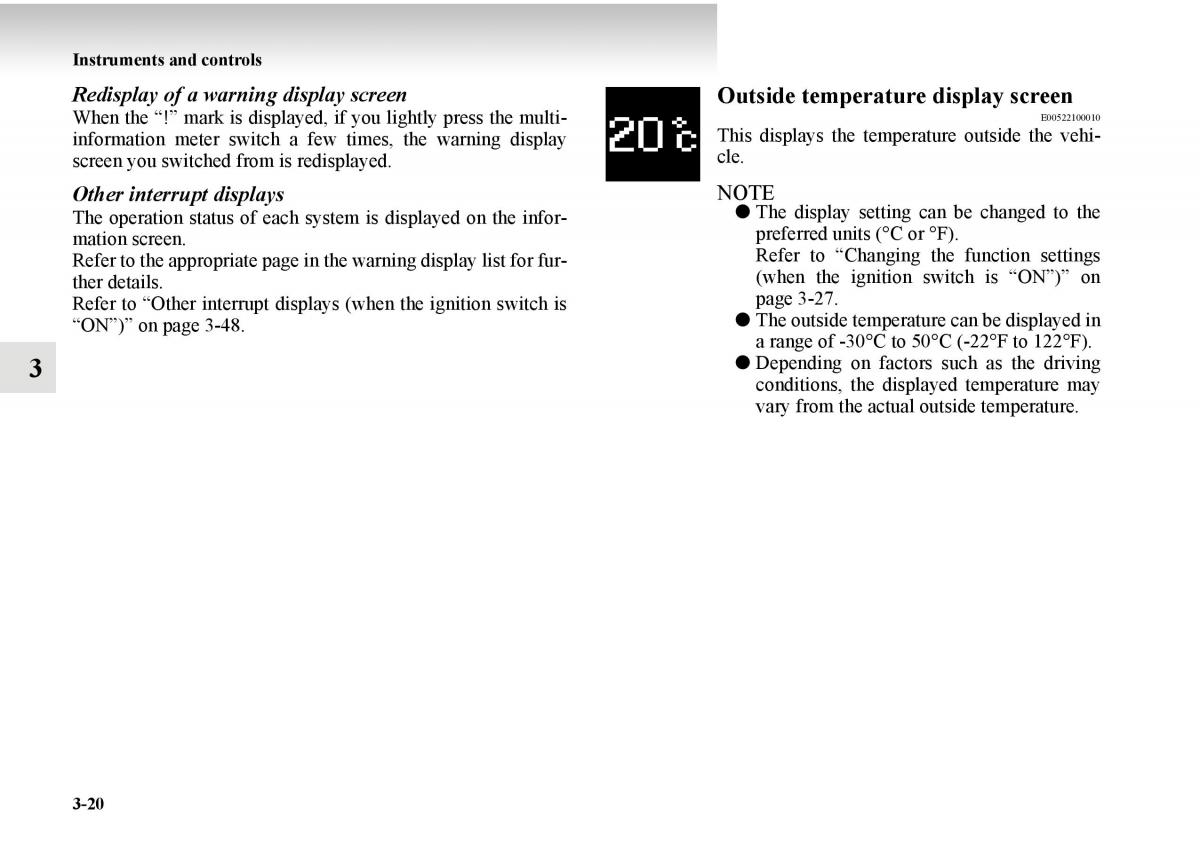 Mitsubishi Outlander II 2 owners manual / page 170