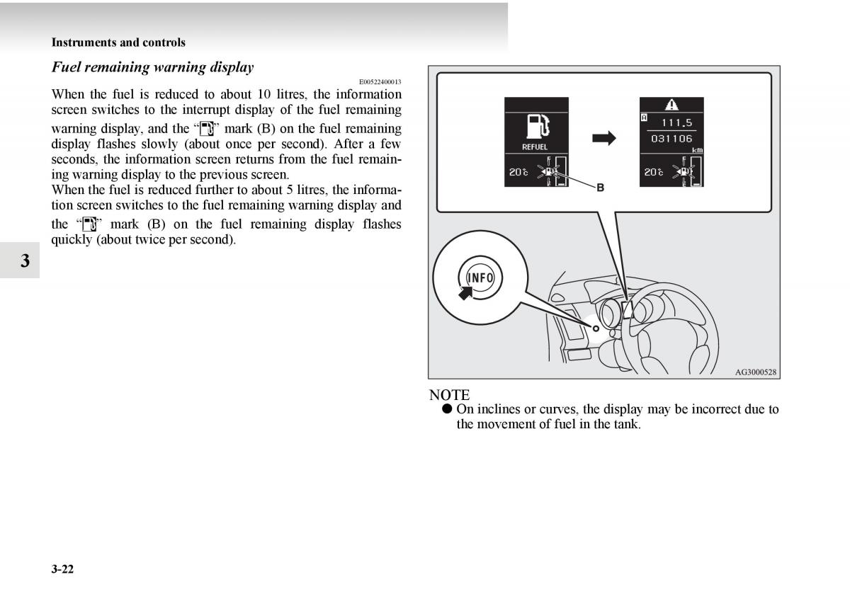 Mitsubishi Outlander II 2 owners manual / page 172