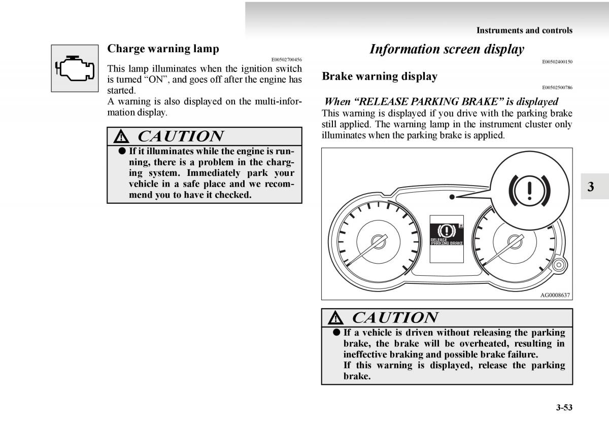 Mitsubishi Outlander II 2 owners manual / page 203