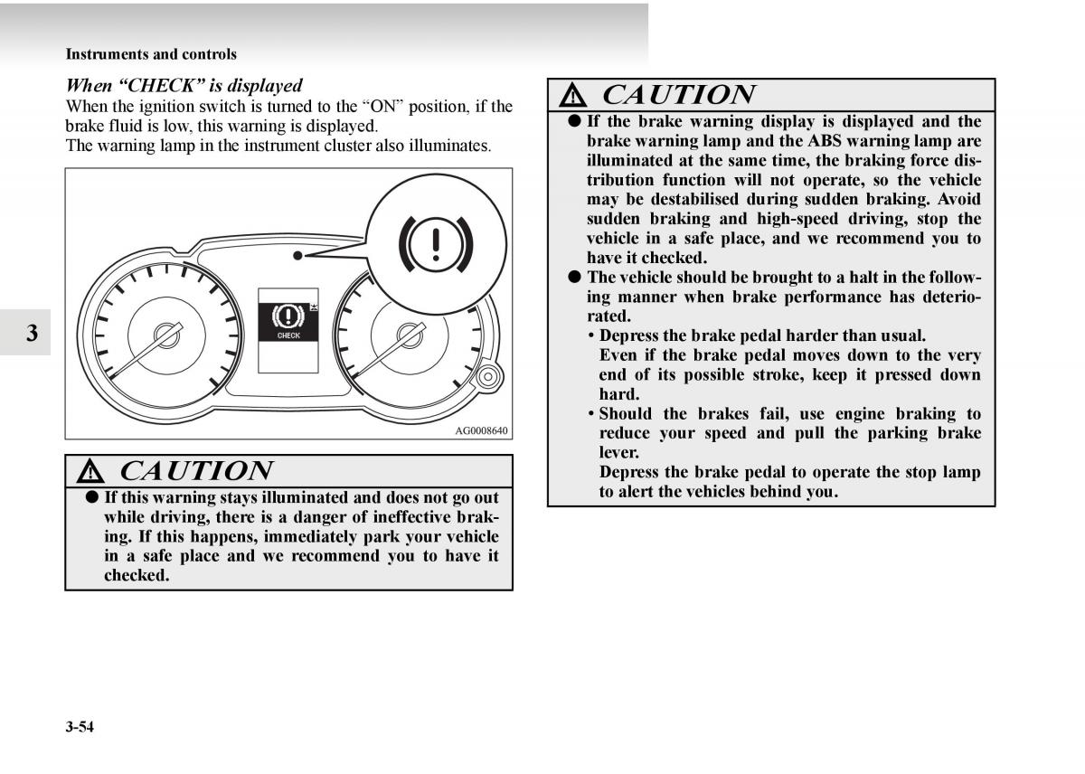 Mitsubishi Outlander II 2 owners manual / page 204