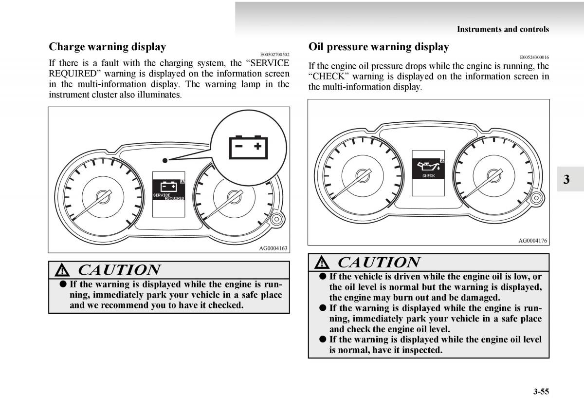 Mitsubishi Outlander II 2 owners manual / page 205