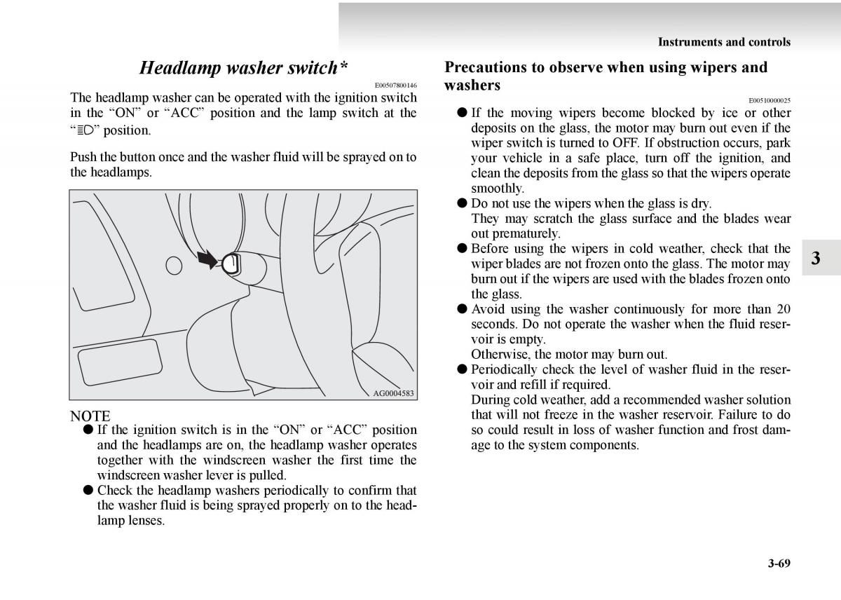 Mitsubishi Outlander II 2 owners manual / page 219