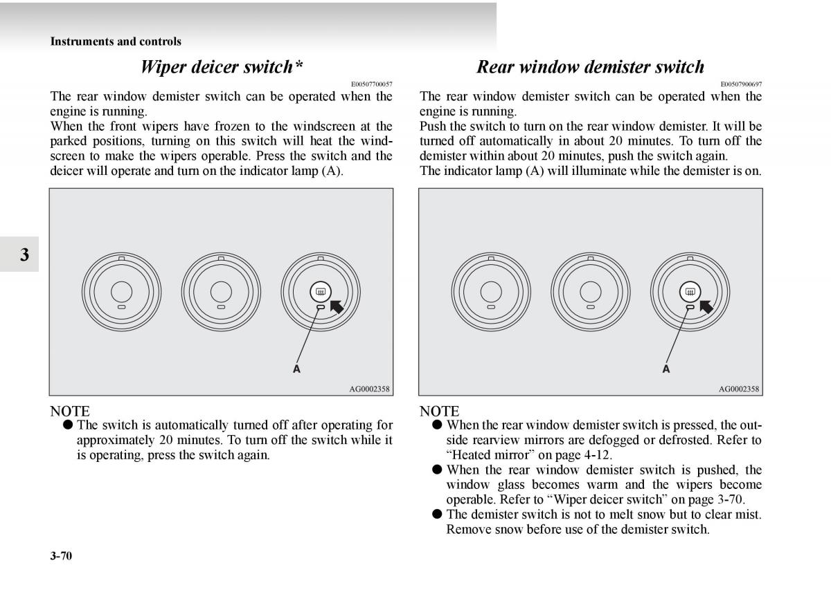 Mitsubishi Outlander II 2 owners manual / page 220