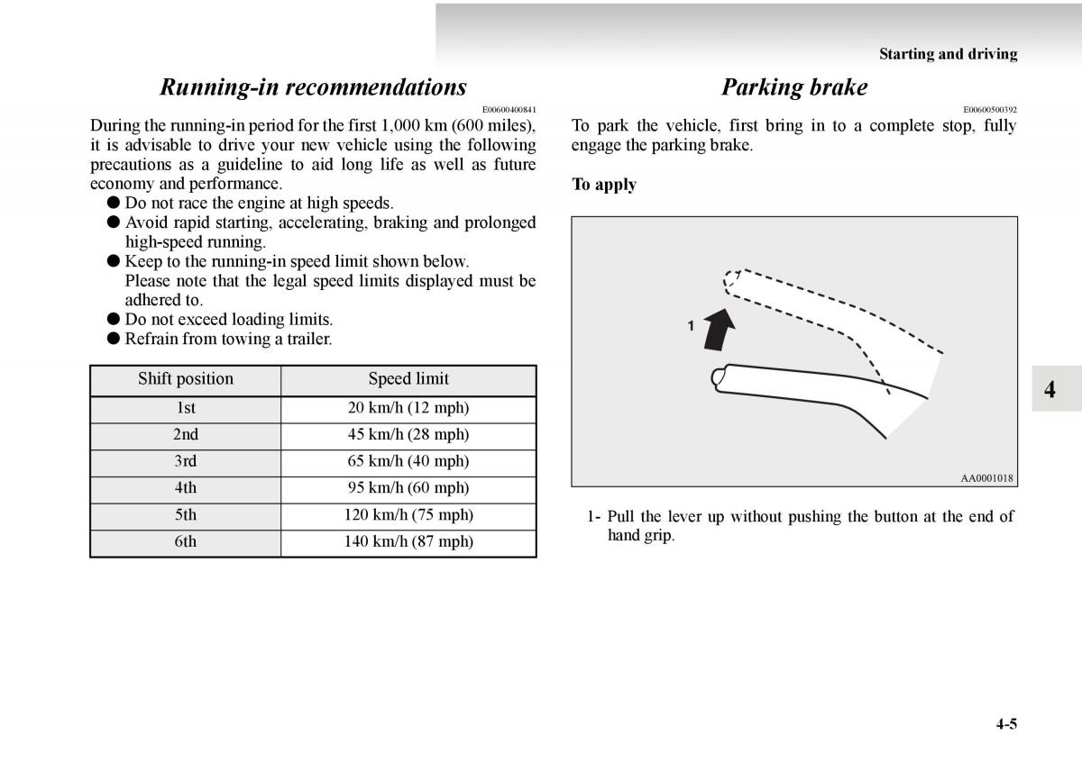 Mitsubishi Outlander II 2 owners manual / page 227