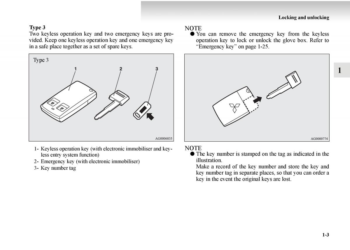 Mitsubishi Outlander II 2 owners manual / page 23