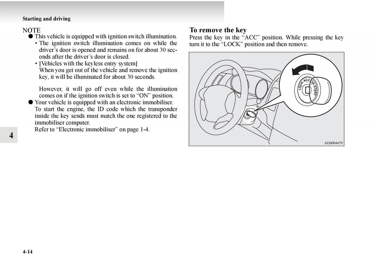 Mitsubishi Outlander II 2 owners manual / page 236