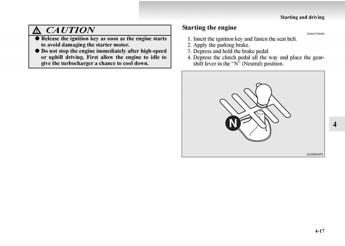 Mitsubishi Outlander II 2 owners manual / page 239