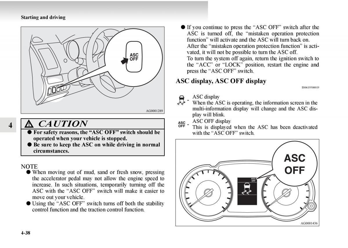 Mitsubishi Outlander II 2 owners manual / page 260