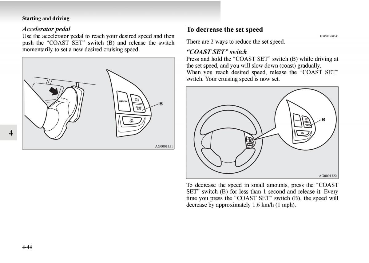 Mitsubishi Outlander II 2 owners manual / page 266