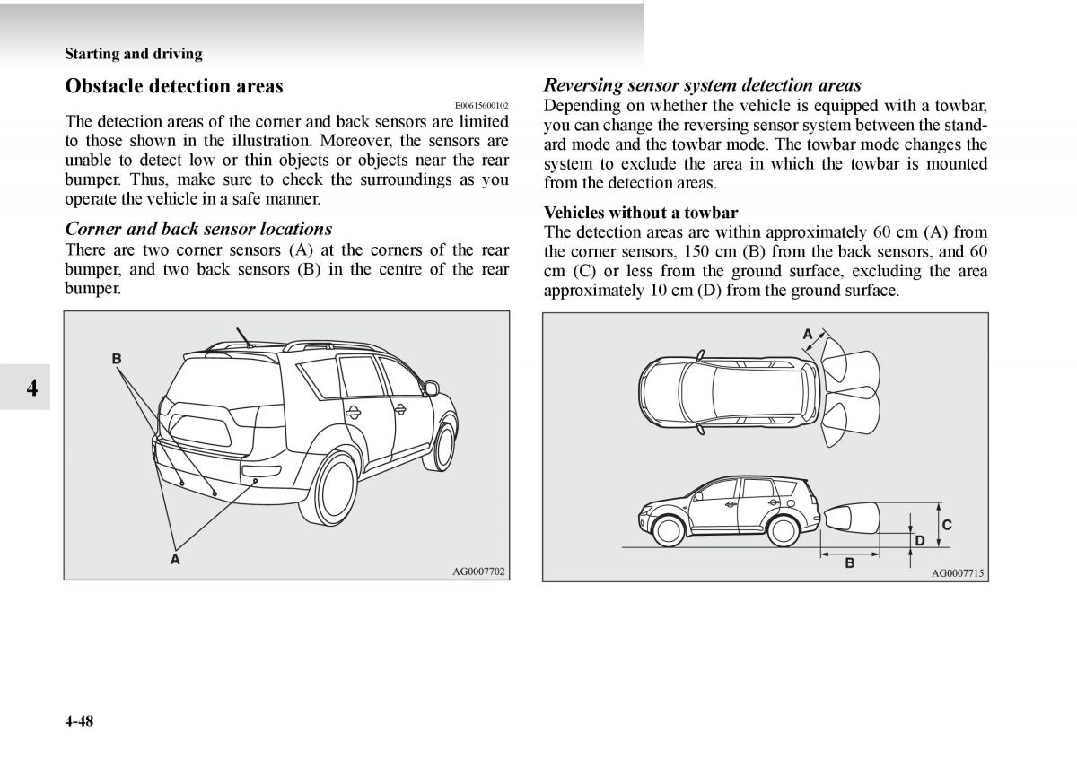 Mitsubishi Outlander II 2 owners manual / page 270