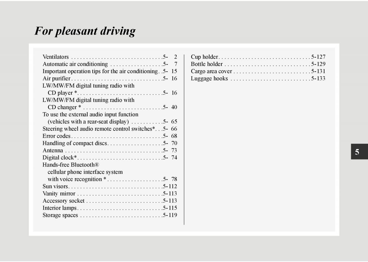 Mitsubishi Outlander II 2 owners manual / page 281