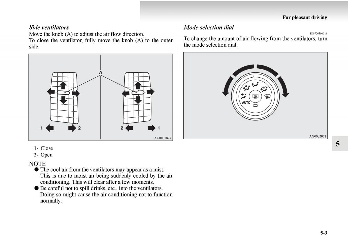 Mitsubishi Outlander II 2 owners manual / page 283