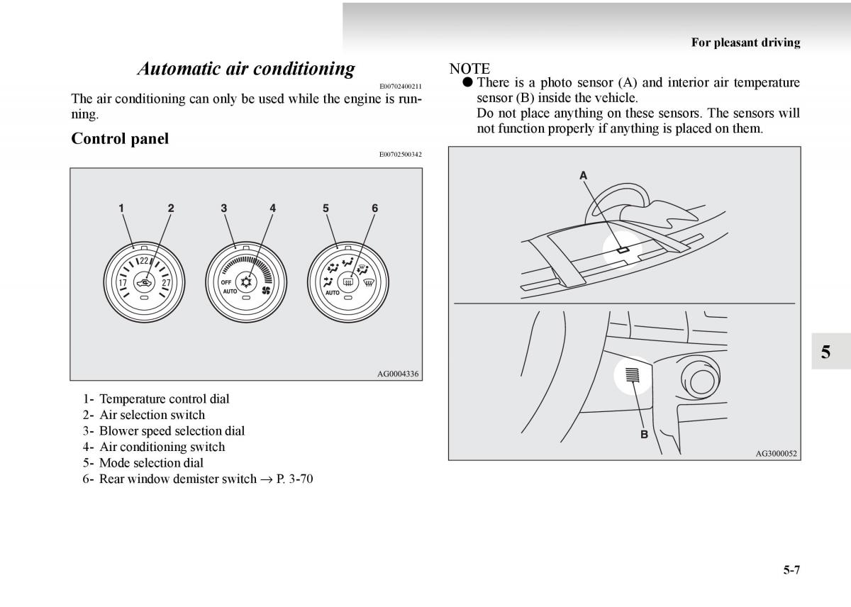 Mitsubishi Outlander II 2 owners manual / page 287