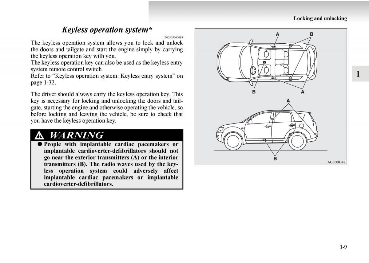 Mitsubishi Outlander II 2 owners manual / page 29