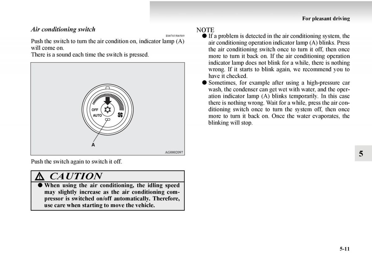 Mitsubishi Outlander II 2 owners manual / page 291