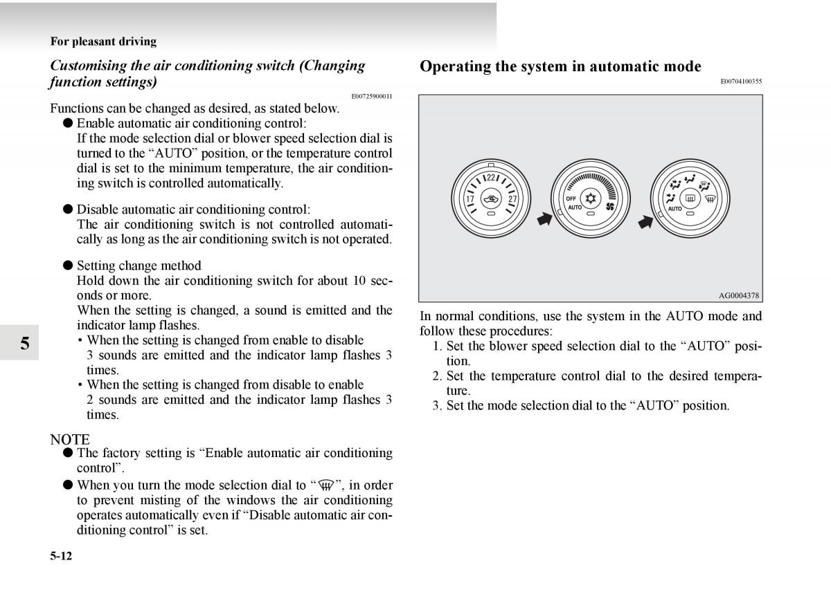 Mitsubishi Outlander II 2 owners manual / page 292