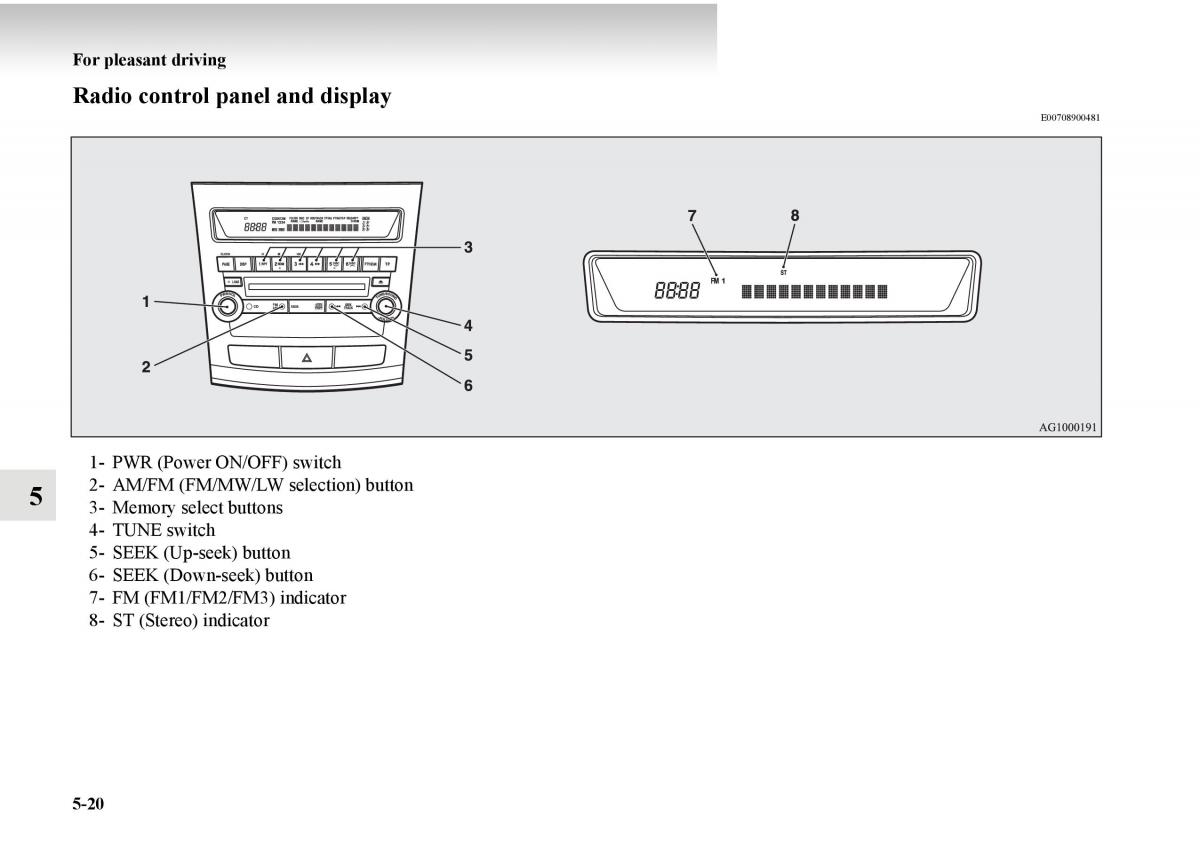 Mitsubishi Outlander II 2 owners manual / page 300