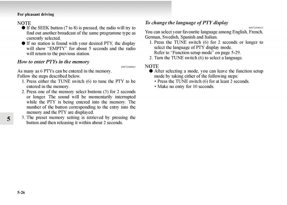 Mitsubishi Outlander II 2 owners manual / page 306