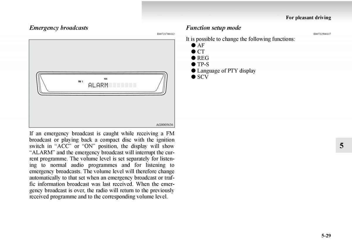 Mitsubishi Outlander II 2 owners manual / page 309