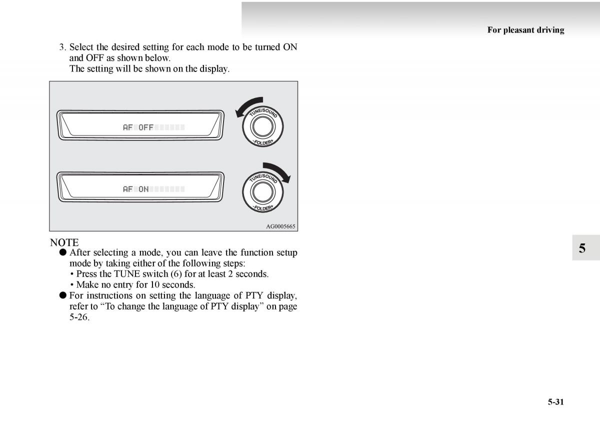 Mitsubishi Outlander II 2 owners manual / page 311