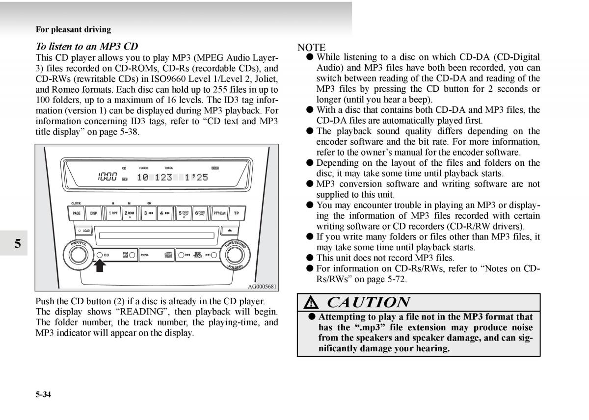 Mitsubishi Outlander II 2 owners manual / page 314