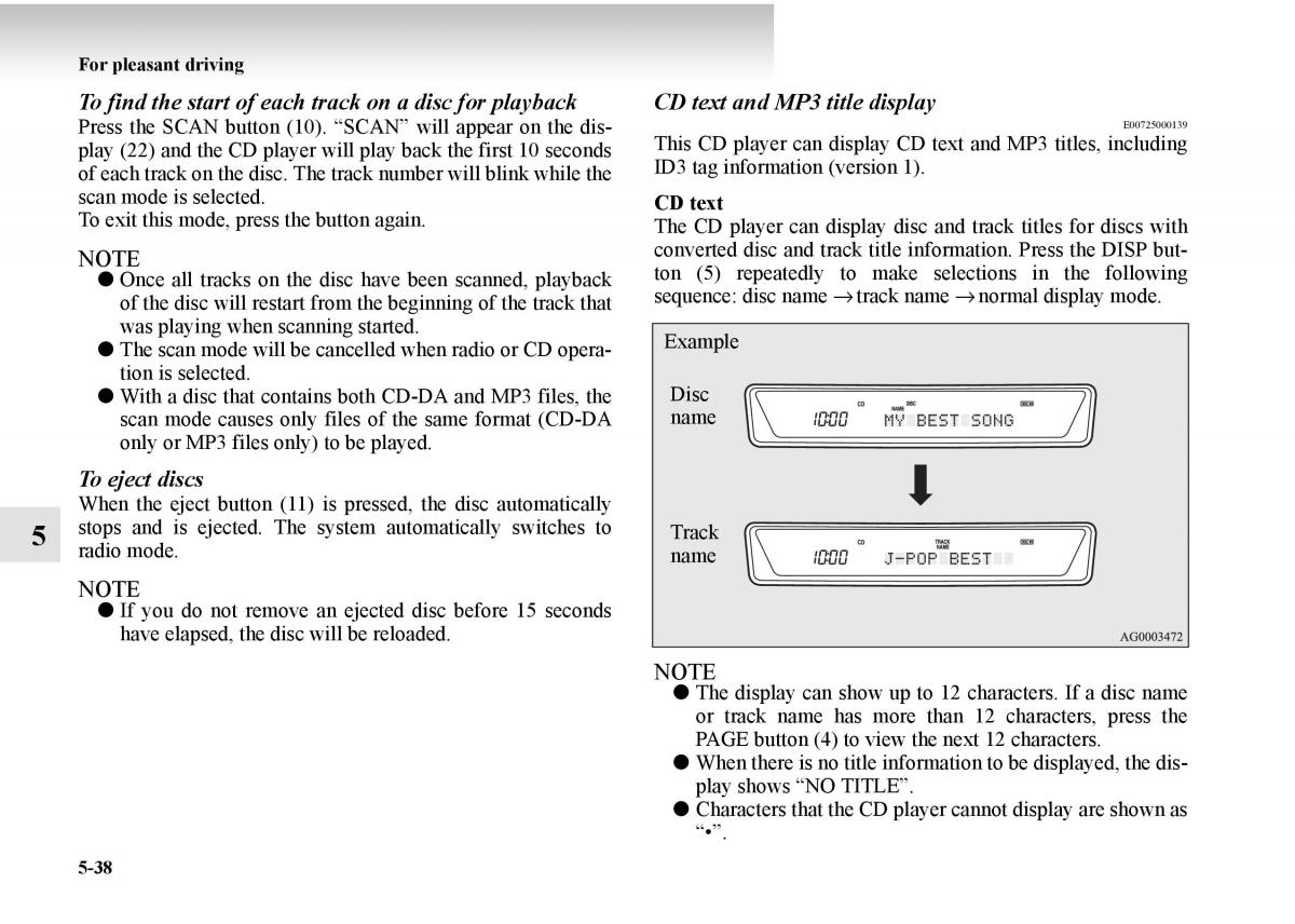 Mitsubishi Outlander II 2 owners manual / page 318