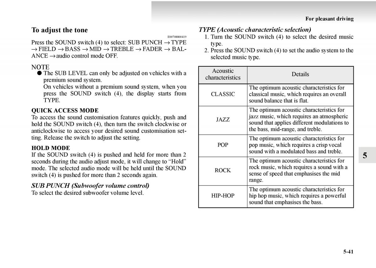 Mitsubishi Outlander II 2 owners manual / page 321