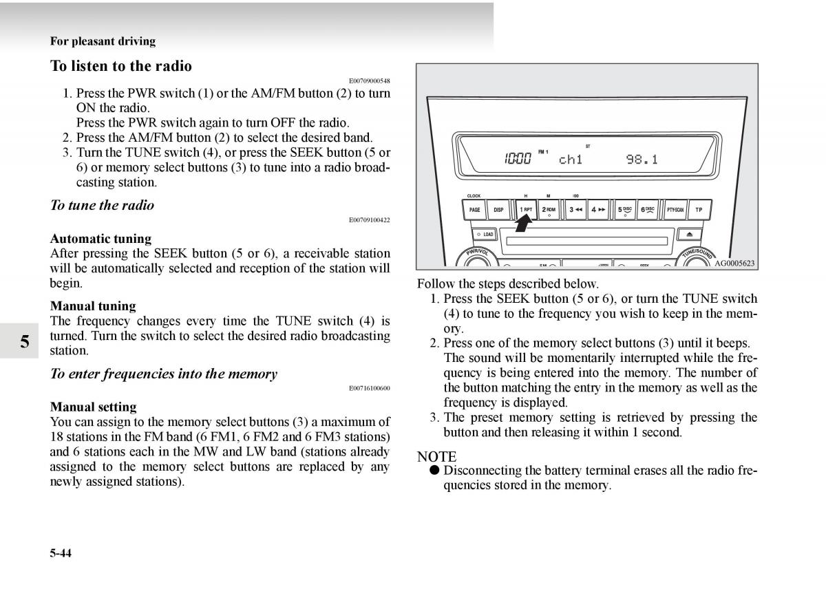 Mitsubishi Outlander II 2 owners manual / page 324