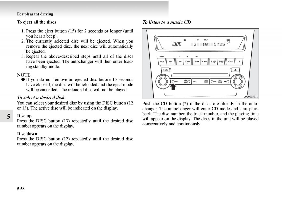 Mitsubishi Outlander II 2 owners manual / page 338