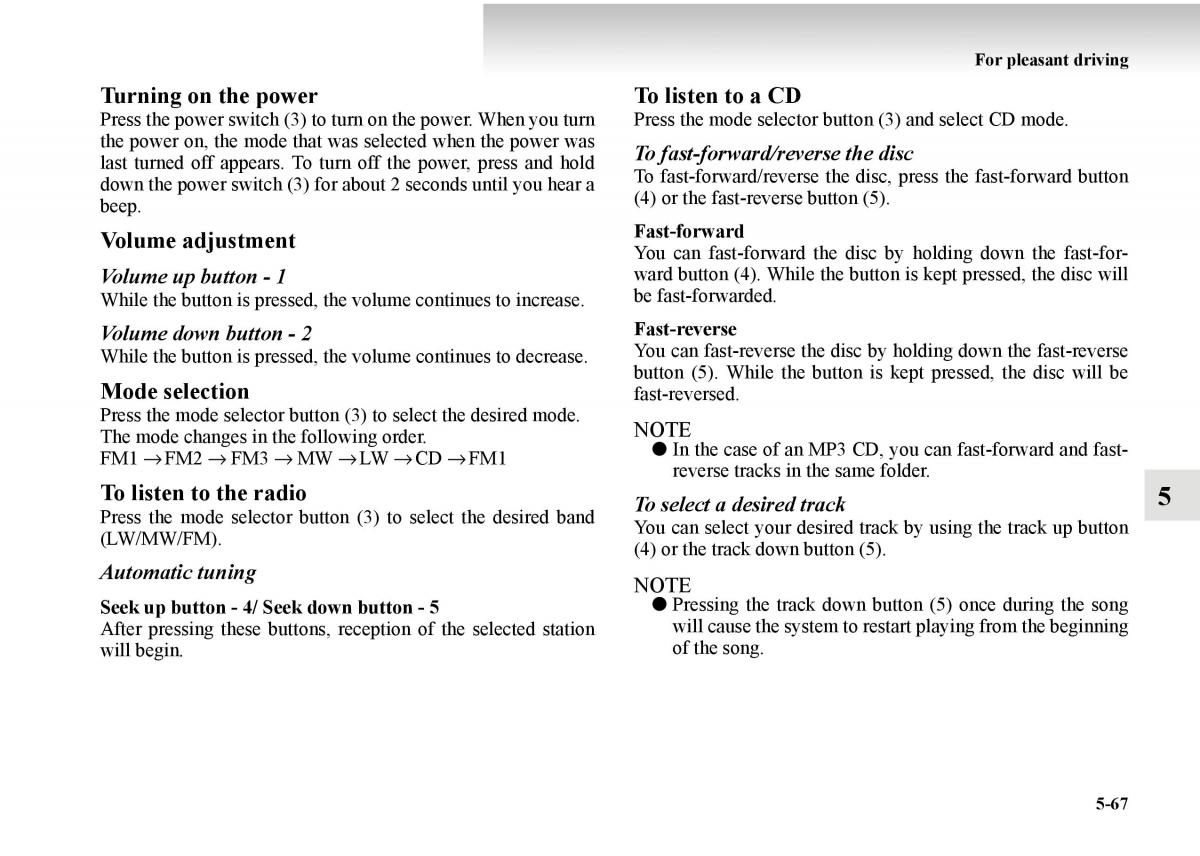 Mitsubishi Outlander II 2 owners manual / page 347