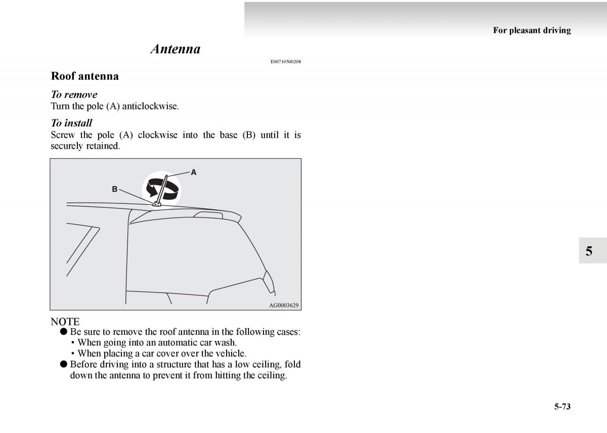 Mitsubishi Outlander II 2 owners manual / page 353