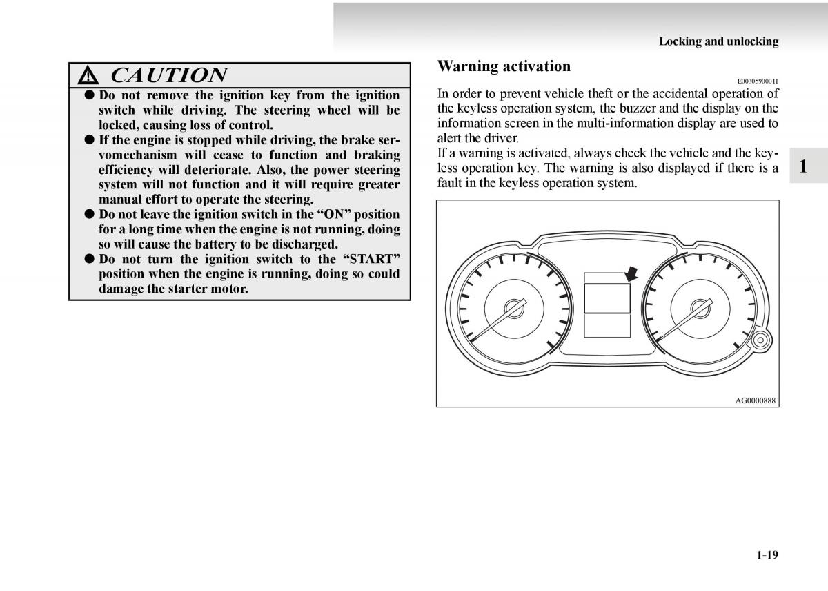 Mitsubishi Outlander II 2 owners manual / page 39