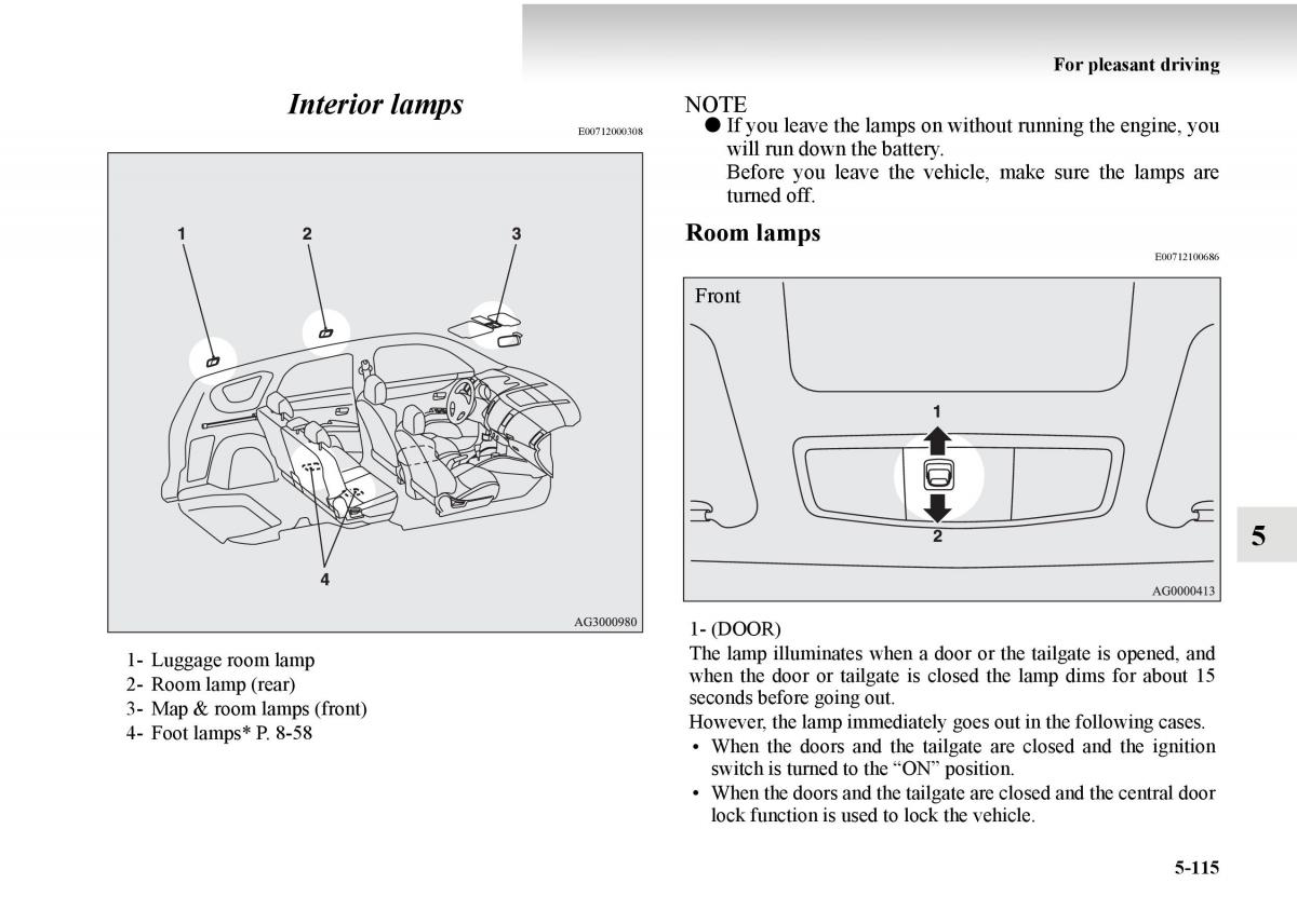 Mitsubishi Outlander II 2 owners manual / page 395