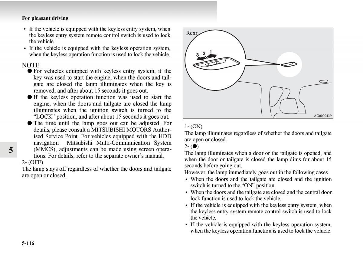 Mitsubishi Outlander II 2 owners manual / page 396