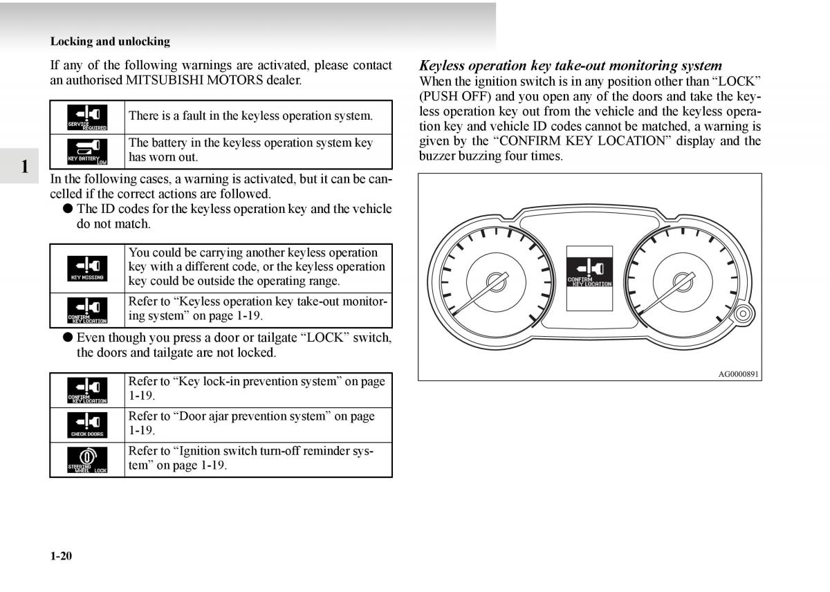 Mitsubishi Outlander II 2 owners manual / page 40