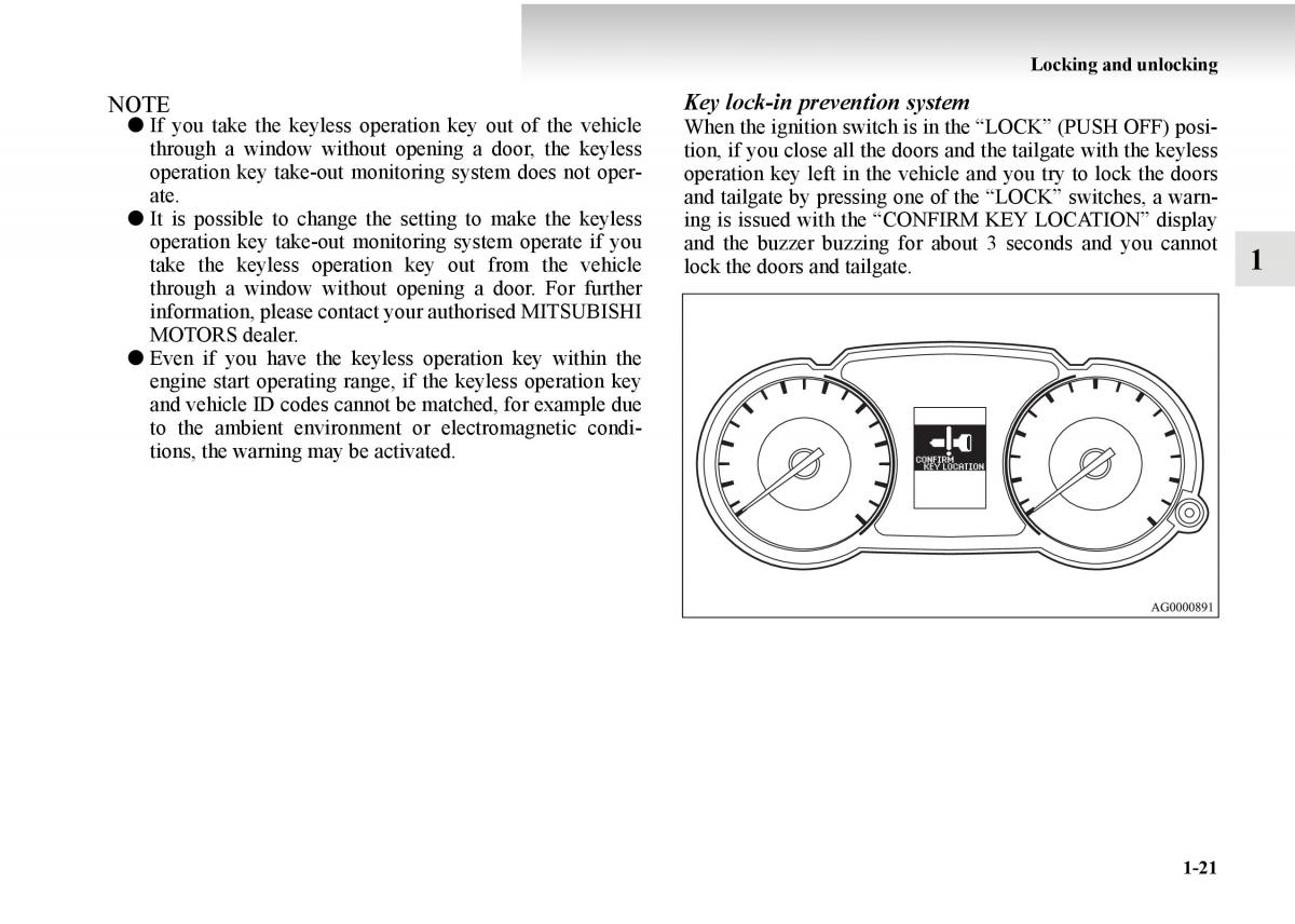 Mitsubishi Outlander II 2 owners manual / page 41