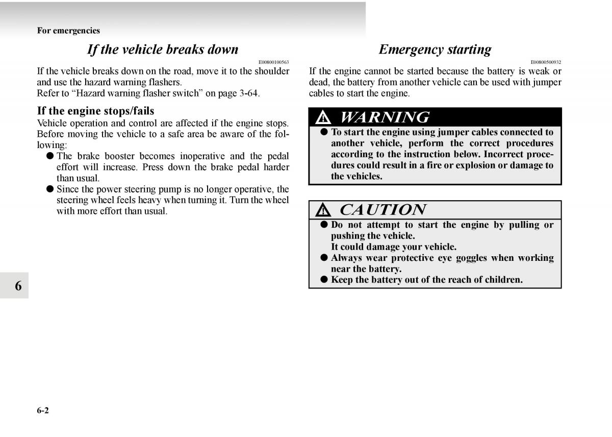 Mitsubishi Outlander II 2 owners manual / page 416