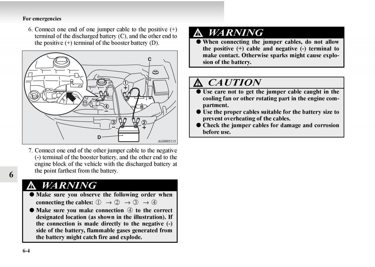 Mitsubishi Outlander II 2 owners manual / page 418