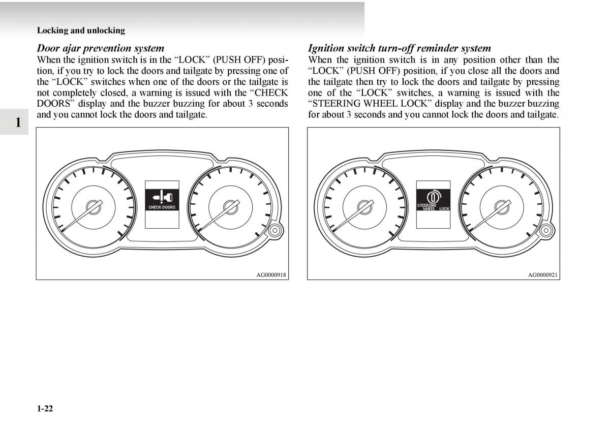 Mitsubishi Outlander II 2 owners manual / page 42