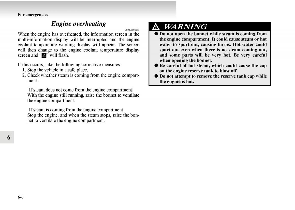 Mitsubishi Outlander II 2 owners manual / page 420