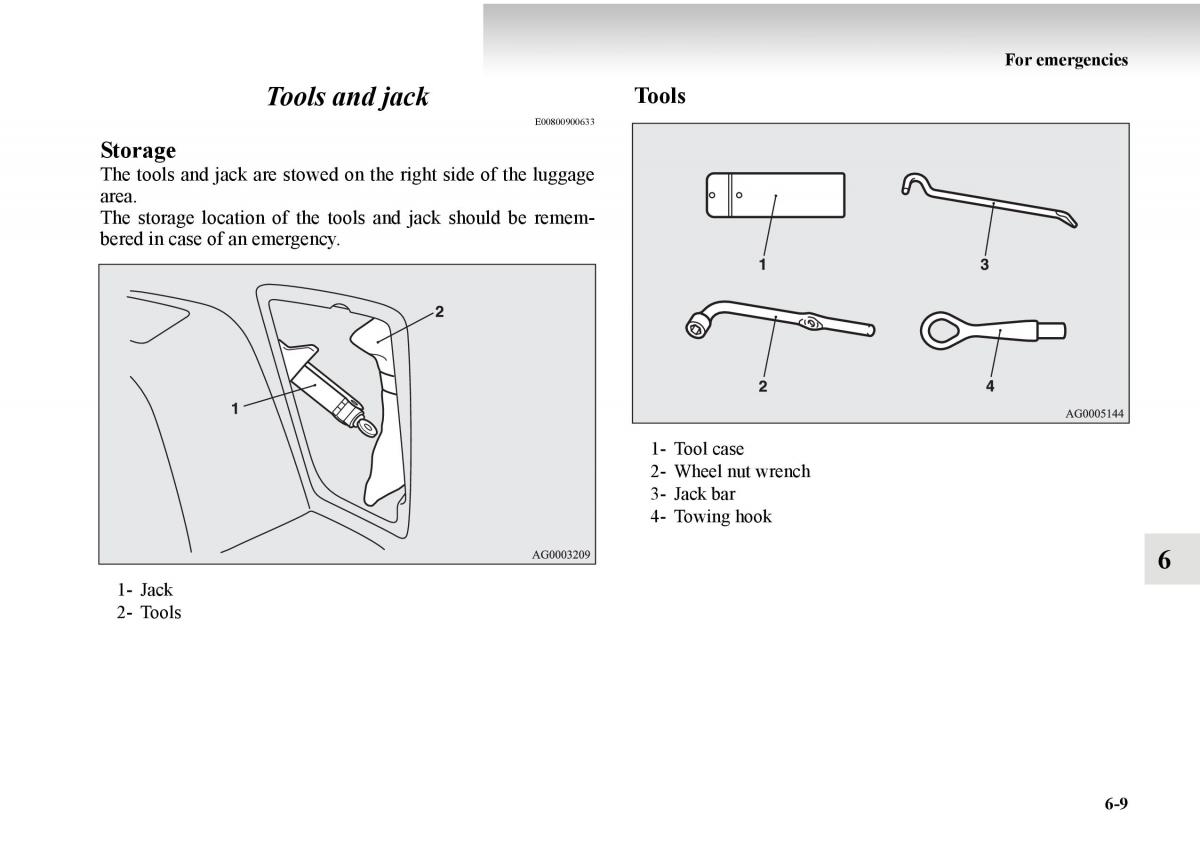 Mitsubishi Outlander II 2 owners manual / page 423