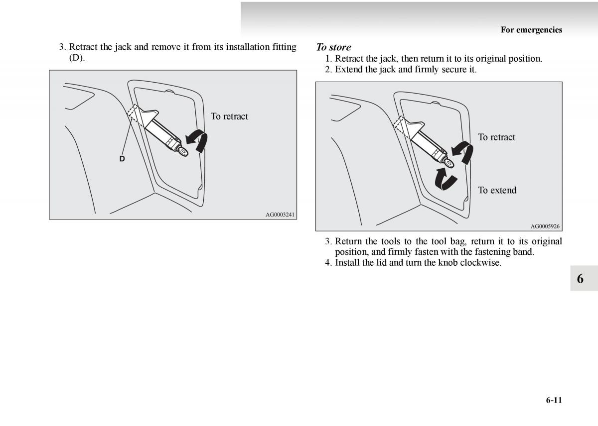 Mitsubishi Outlander II 2 owners manual / page 425