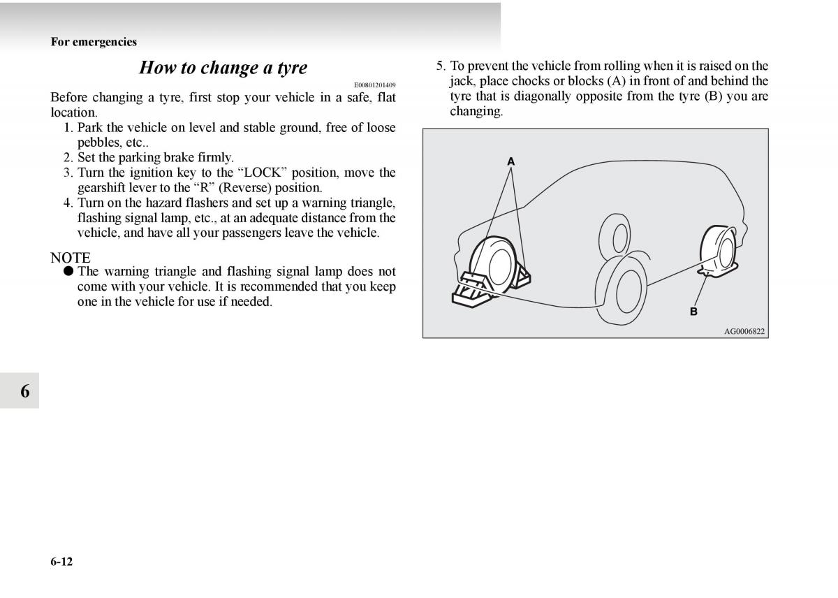 Mitsubishi Outlander II 2 owners manual / page 426