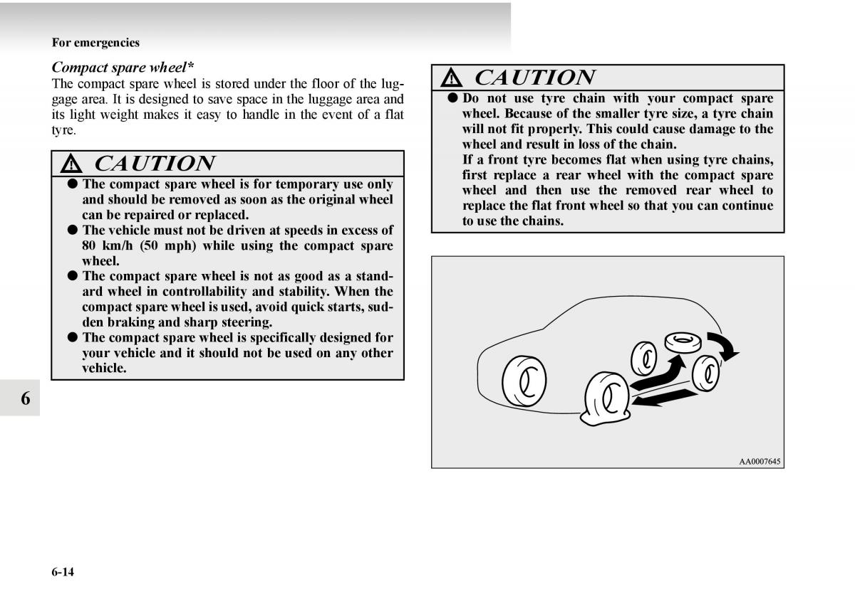 Mitsubishi Outlander II 2 owners manual / page 428