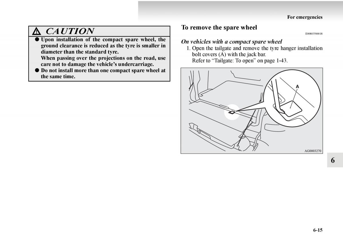 Mitsubishi Outlander II 2 owners manual / page 429