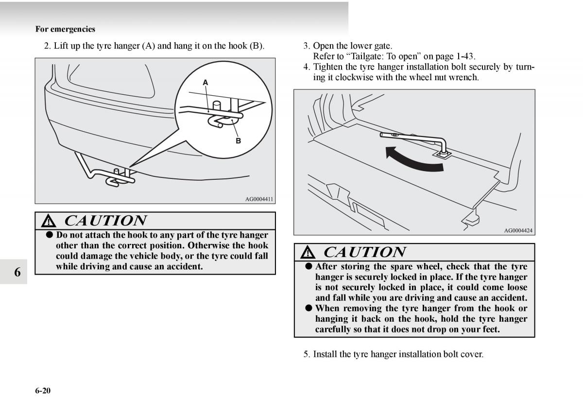 Mitsubishi Outlander II 2 owners manual / page 434