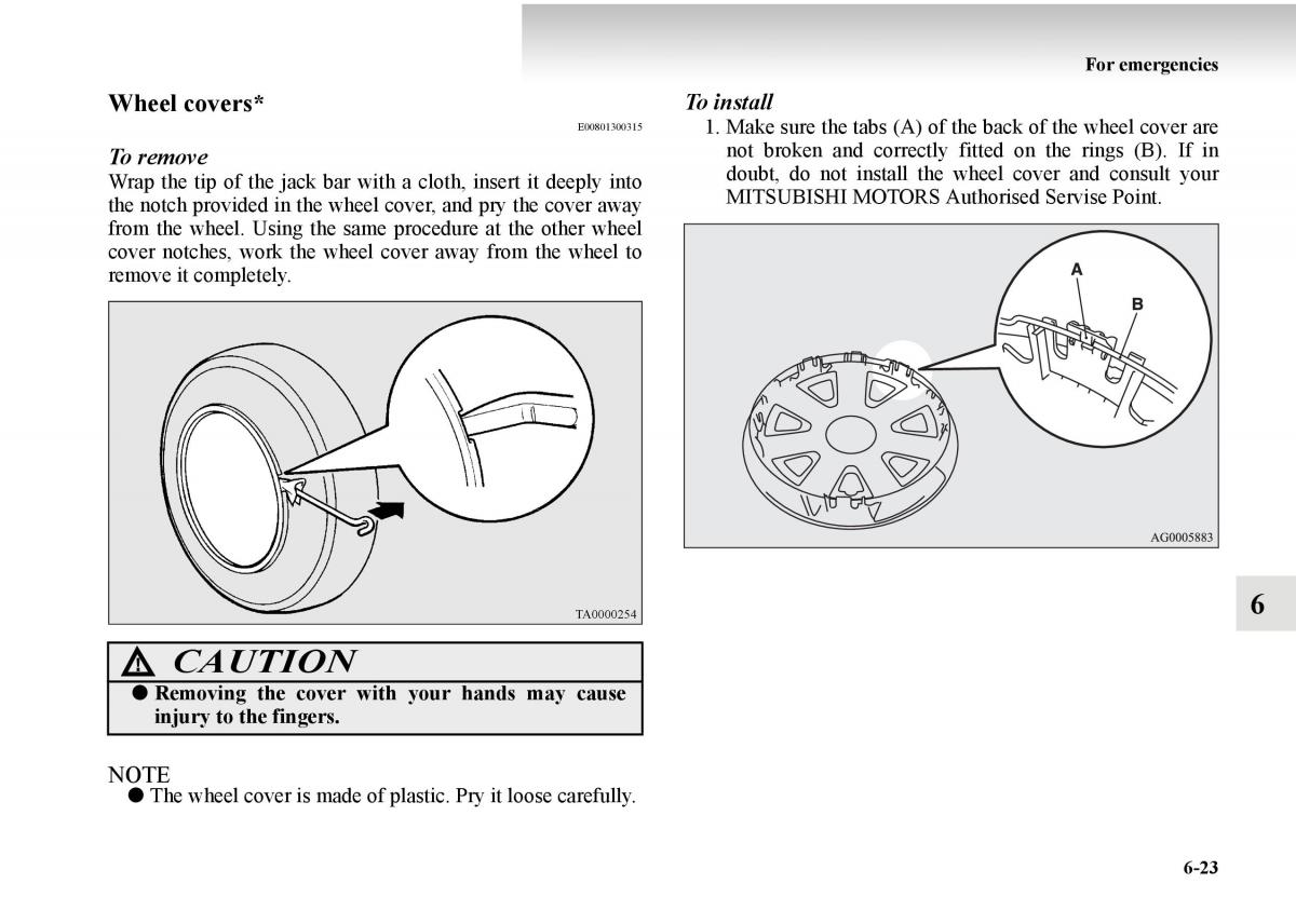 Mitsubishi Outlander II 2 owners manual / page 437