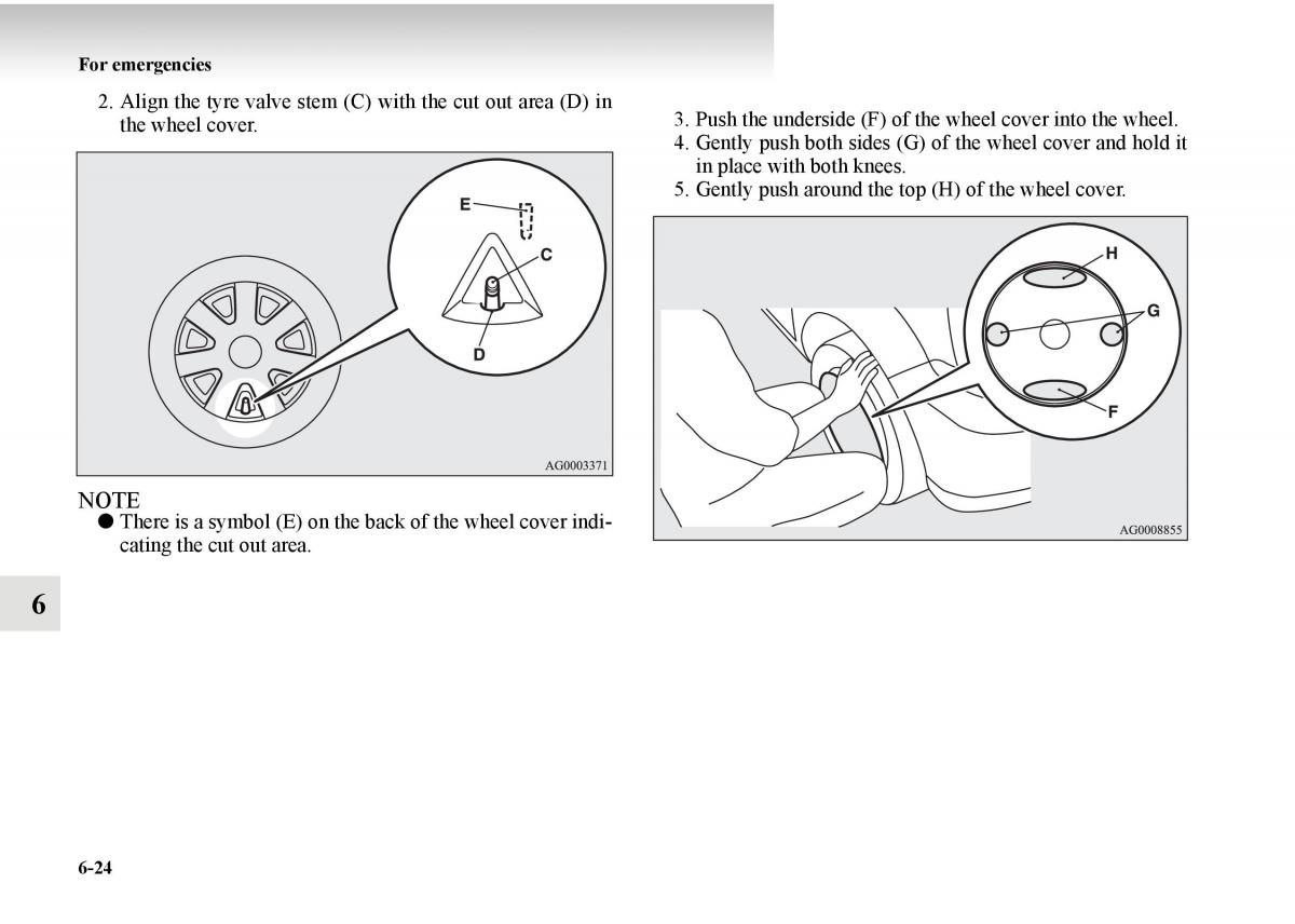 Mitsubishi Outlander II 2 owners manual / page 438